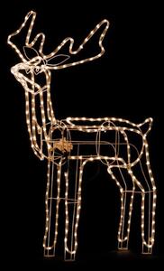 Žltý LED svietiaci sob MEDIUM, 90 cm