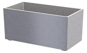 Granisil granitový květináč KUBI 60 cm Sivý
