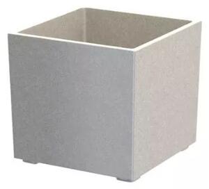 Granisil granitový květináč KUBI 30 cm Béžový