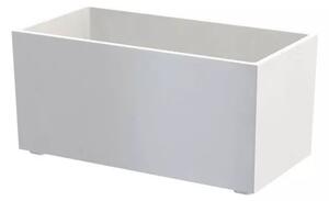 Granisil granitový květináč KUBI 60 cm Biely