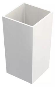 Granisil granitový květináč KUBI vysoký 60 cm Bílý