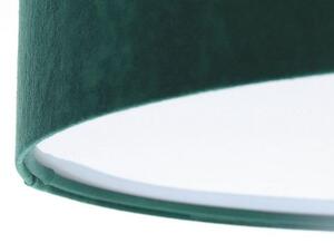 Dekoori - Zelená stropná lampa s velúrovým tienidlom ROWEL DEKORIKO
