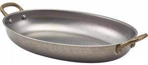 GENWARE Servírovací hrniec oválny, nerez Vintage, objem: 1,00 litra, výška: 40 mm