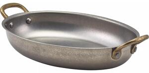 GENWARE Servírovací hrniec oválny, nerez Vintage, objem: 0,70 litra, výška: 40 mm