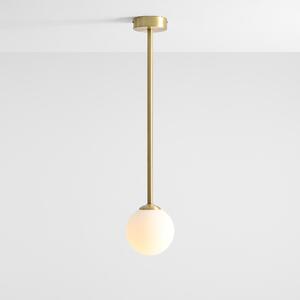 Aldex PINNE BRASS | Jednoduchá stropná lampa v mosadznom prevedení Veľkosť: L