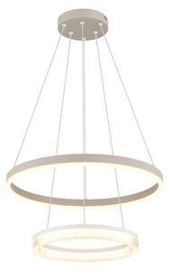 Závesné svietidlo LED 3000K piesková, biela IP20 GLOBO lighting ZARA 48046H1