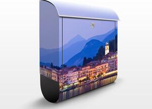 Poštová schránka s potlačou Bellagio pri jazere Comer See