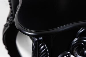 (3556) VENICE konzolový stolík čierny matný 85 cm