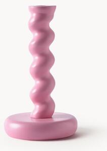 Ručne vyrobený kovový svietnik Twister