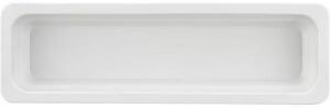 GN gastro nádoba 2/4 , 530 x 162 mm, v = 65 mm, biela, porcelán, SCHÖNWALD