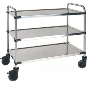 Servírovací vozík nerez Rieber SW-850 RL-3V