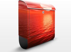 Poštová schránka s potlačou Red Sunset