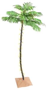 LED strom s dizajnom palmy 96 teplých bielych LED 108 cm