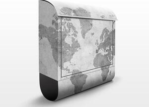 Poštová schránka s potlačou Čiernobiely svet