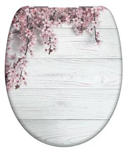 Schütte WC sedadlo FLOWERS&WOOD | Duroplast, Soft Close