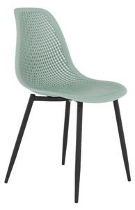 TEMPO Jedálenská stolička, zelená / čierna, TEGRA TYP 2