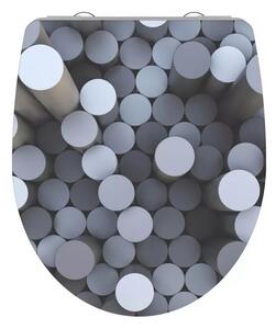 Schütte WC sedadlo ROUND DIPS | Duroplast HG, Soft Close