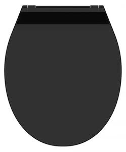 Schütte WC sedadlo SLIM BLACK| Duroplast, Soft Close
