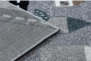Detský kusový koberec Cesta z mesta sivý 120x170cm