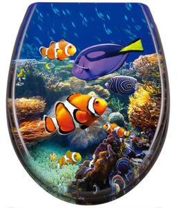 Schütte WC sedadlo SEA LIFE | Duroplast, Soft Close
