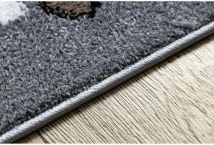 Detský kusový koberec Cesta z mesta sivý 160x220cm