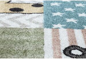 Detský kusový koberec Zvieratka viacfarebný 80x150cm
