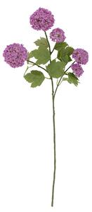 Umelý kvet Snowball Purple 73 cm