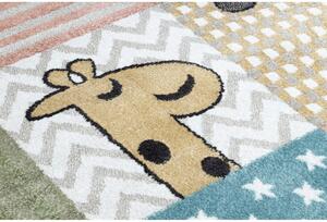 Detský kusový koberec Zvieratka viacfarebný 160x220cm