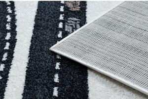 Detský kusový koberec Závodná dráha krémovo biely 160x220cm