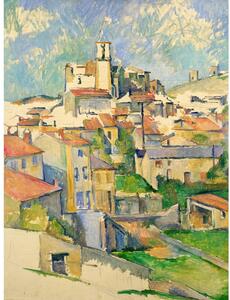 Obraz - 50x70 cm reprodukcia Gardanne, Paul Cézanne – Fedkolor