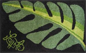 GRUND LEAF - Kúpeľňové predložky zelená Rozmer: 60x100 cm