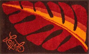 GRUND LEAF - Kúpeľňové predložky oranžová Rozmer: 60x100 cm