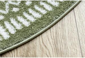 Kusový koberec Matto zelený kruh 120cm
