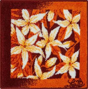 GRUND JASMINE - kúpeľňová predložka oranžová Rozmer: 60x60 cm