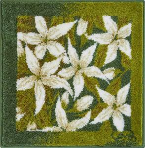 GRUND JASMINE - kúpeľňová predložka zelená Rozmer: 60x60 cm