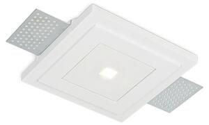 Ideal lux 331225 ZEPHYR zápustné svietidlo 138,5x138,5mm LED 12W 1200/670lm 3000K biela