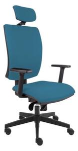 Kancelárska stolička LAUREN modrosivá