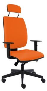 Kancelárska stolička CHARLES oranžová