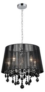 Italux MDM-2572/5 BK nástenná lampa Cornelia 5x40W | E14