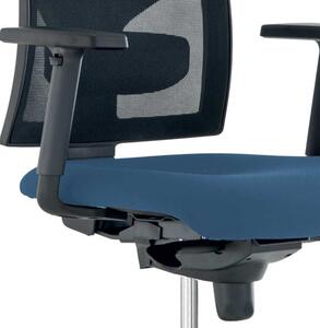 Kancelárska stolička PAIGE modrosivá