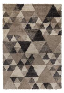 Sivo-hnedý koberec Flair Rugs Nuru, 60 x 230 cm