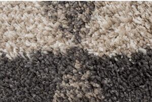 Sivo-hnedý koberec Flair Rugs Nuru, 60 x 230 cm