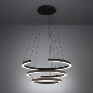 Eglo 390532 - LED stmievateľný luster na lanku LABONETE LED/50W/230V čierny + diaľkový ovládač