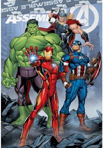 TipTrade Bavlnené obliečky 140x200 + 70x90 cm - Avengers Agenti S.H.I.E.L.D
