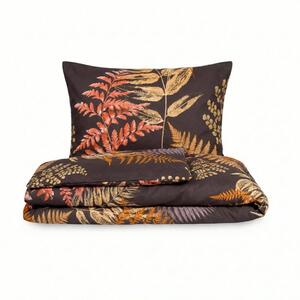 Kvalitex Saténové povlečení LUXURY COLLECTION PAPRADIE hnedé