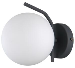 Italux WL-3300-1-BK nástenné svietidlo Cari 1x5W | G9 - čierna, biela