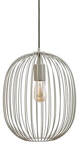 Závesný luster na lanku OVELLA 1xE27/15W/230V pr. 34 cm béžový