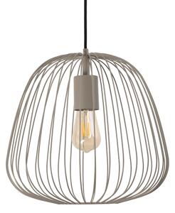 Závesný luster na lanku OVELLA 1xE27/15W/230V pr. 36 cm béžový