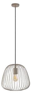 Závesný luster na lanku OVELLA 1xE27/15W/230V pr. 36 cm béžový