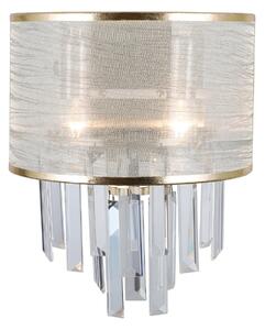 Italux WL-45660-2 nástenná lampa Torreia 2x40W | E14 | IP20 - farba mosadz